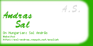 andras sal business card